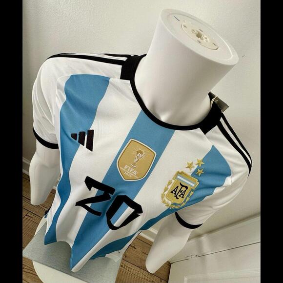 2022 Adidas World Cup 3 STAR Arg Mac Allister L Authentic